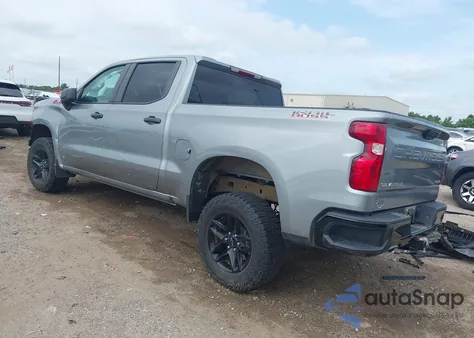 2024 Chevrolet Silverado 1500 4Wd Short Bed Custom Trail Boss z USA, uszkodzony, nr VIN 3GCUDCED0RG315926